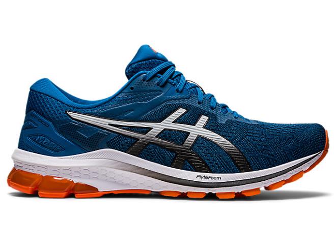 Asics Herr Löparskor GT-1000 10 (4E) Blå/Svarta